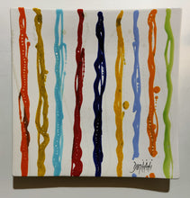 Carica l'immagine nel visualizzatore di Gallery, Piatto Quadrato con Bordi Rialzati in Ceramica Dipinta a Mano da 34 x 34 cm e 41 x 41 cm