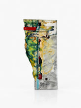 Load image into Gallery viewer, Crocifisso Artistico in Pietra Lavica Decorato a Mano
